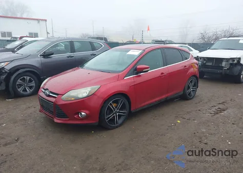 2012 Ford Focus Titanium from USA, damaged, VIN 1FAHP3N23CL214919